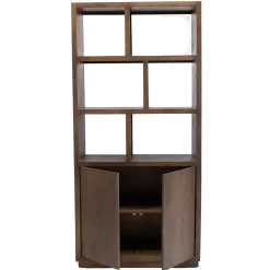 Vakkenkast Luxurious Walnoot 100cm - Giga Meubel