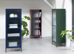 Vitrinekast Bronco Burgundy H160 cm - Giga Living