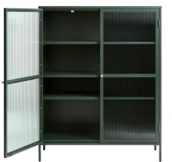 Vitrinekast Bronco Groen H140 cm - Giga Living