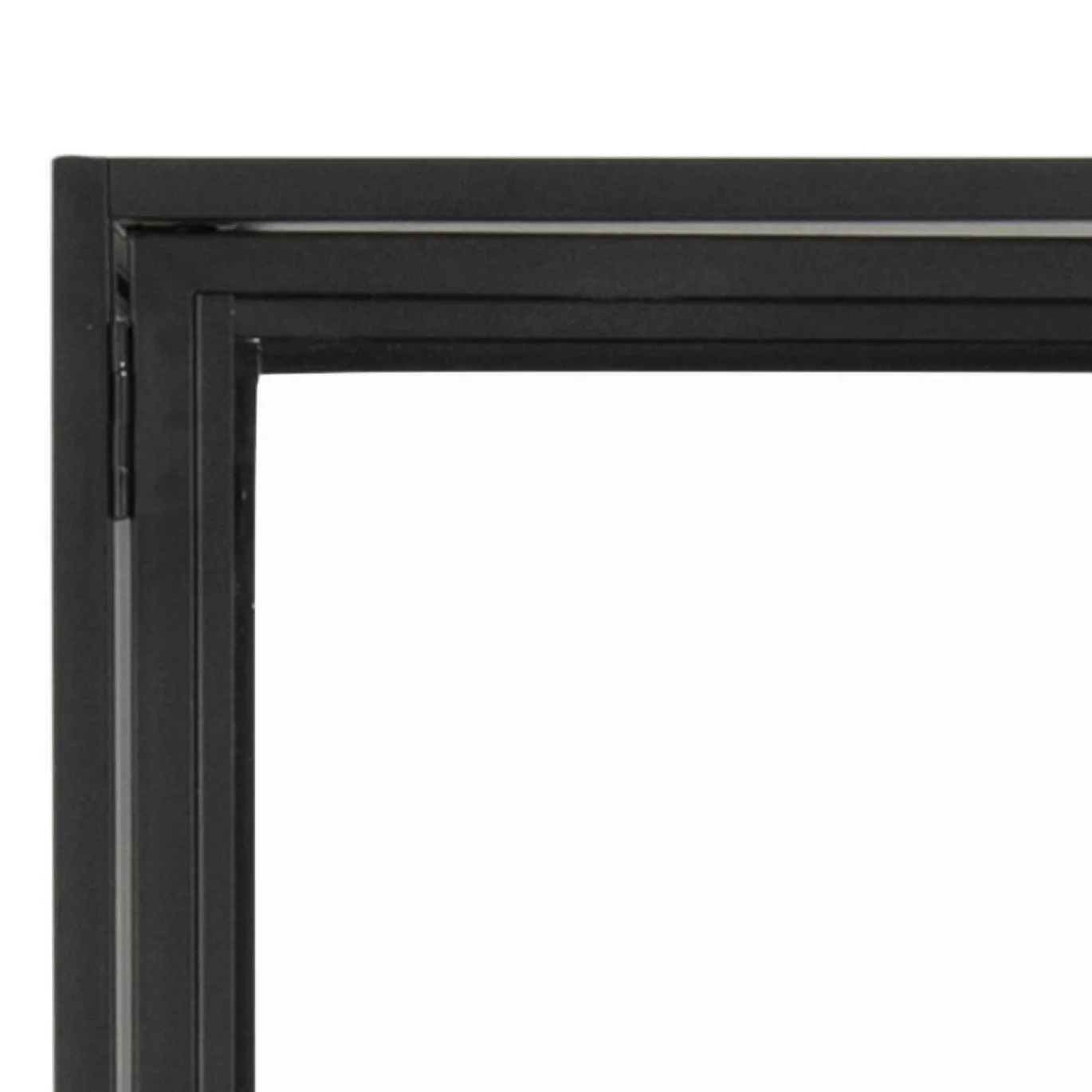 Vitrinekast Bronx Metal Zwart - Giga Living