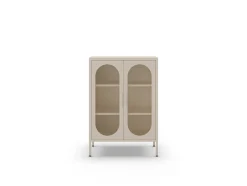 Vitrinekast Diora 2d Crème - Giga Meubel