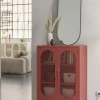 Vitrinekast Diora 2d Terracotta - Giga Meubel