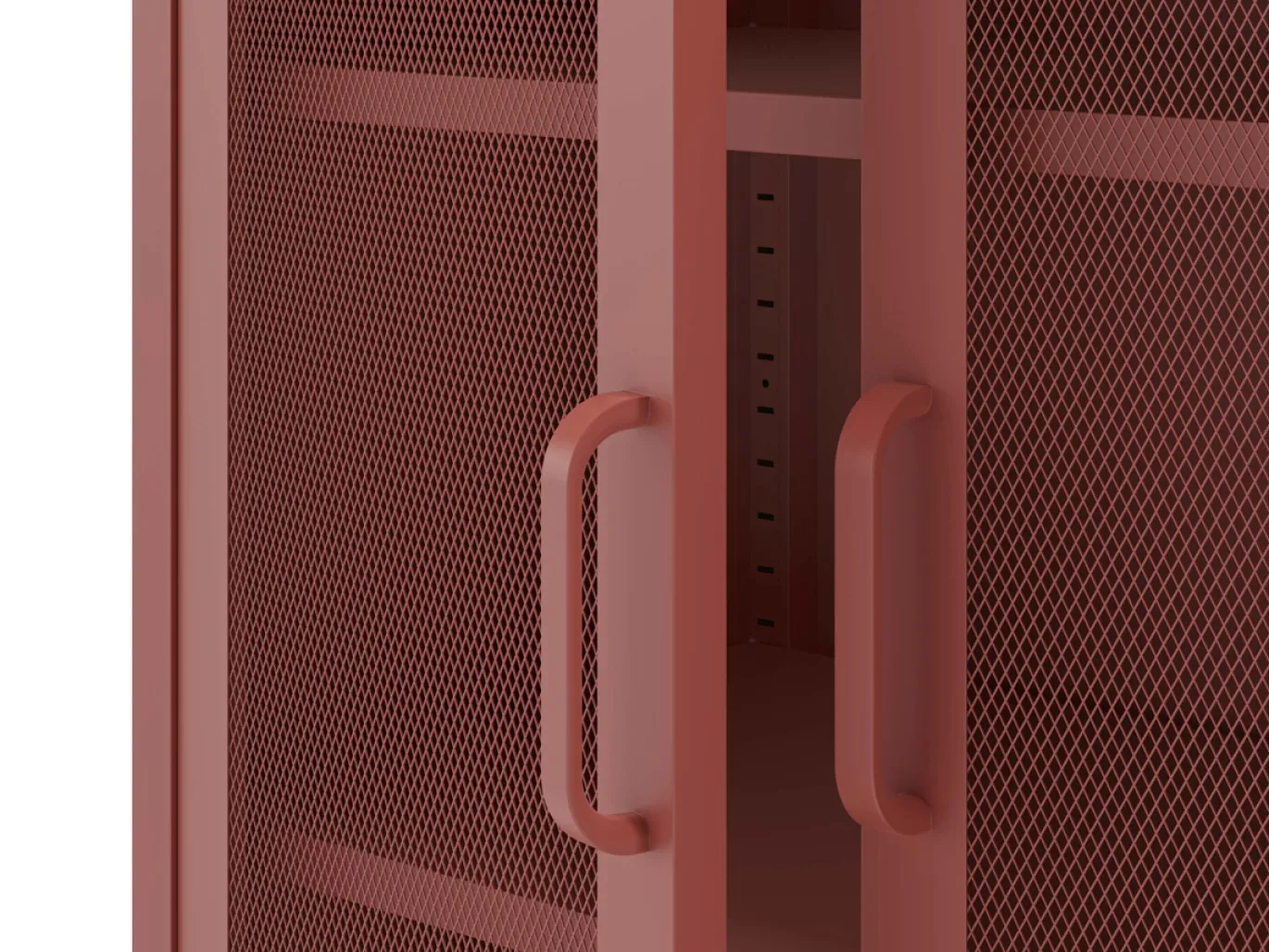 Vitrinekast Diora 2d Terracotta - Giga Meubel