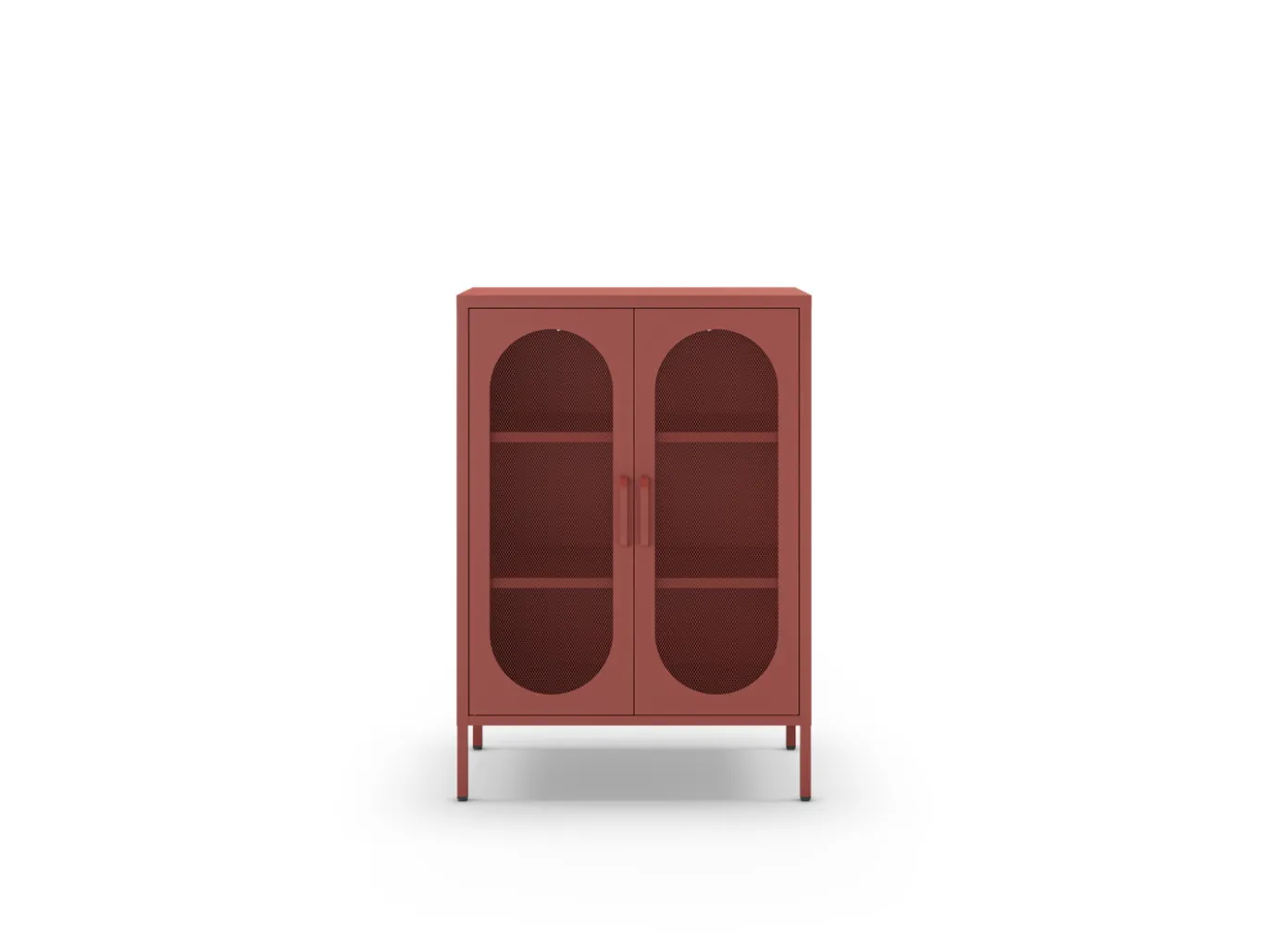 Vitrinekast Diora 2d Terracotta - Giga Meubel