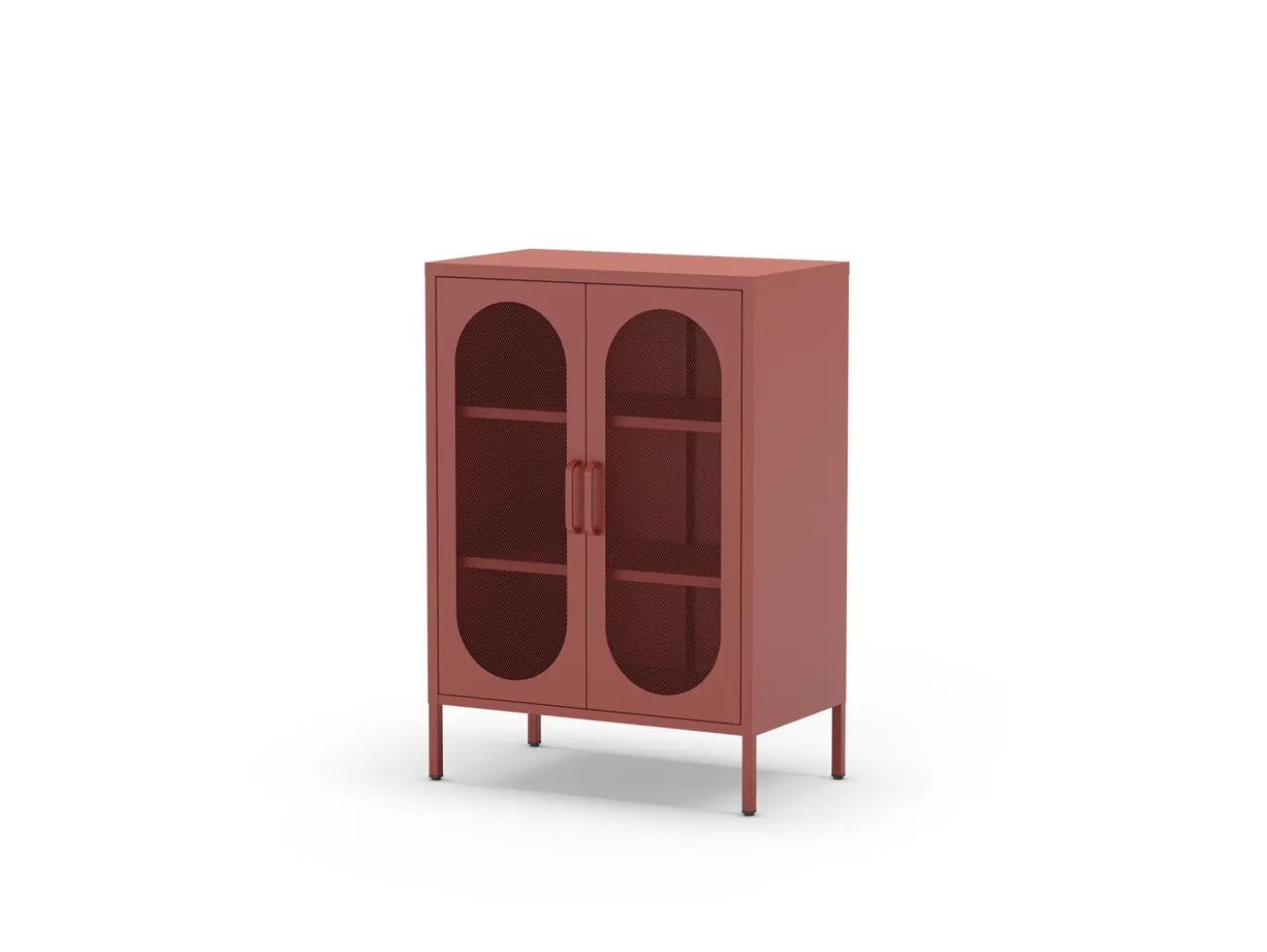 Vitrinekast Diora 2d Terracotta - Giga Meubel
