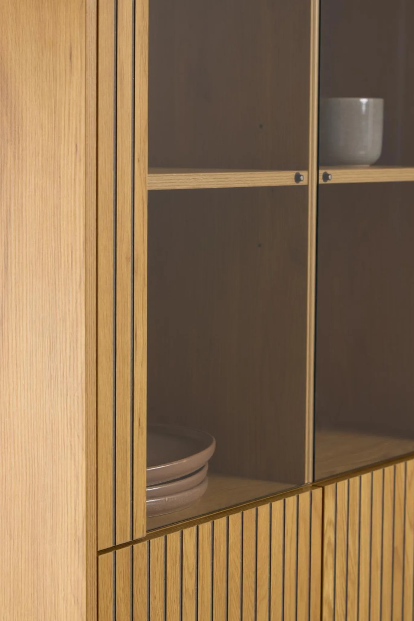 Vitrinekast Juna Naturel - Giga Living