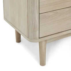 Vitrinekast Nyborg Eiken 190cm - Giga Meubel