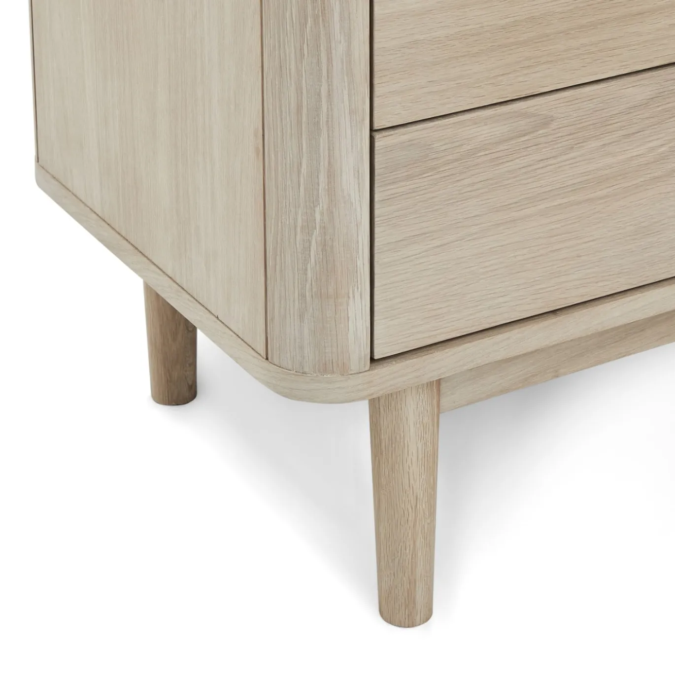 Vitrinekast Nyborg Eiken 190cm - Giga Meubel
