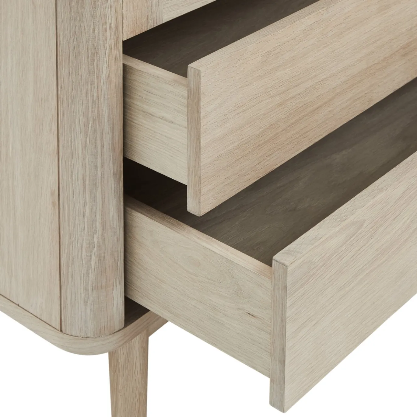 Vitrinekast Nyborg Eiken 190cm - Giga Meubel