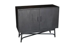 Vitrinekast Romee Zwart 100cm - Giga Meubel