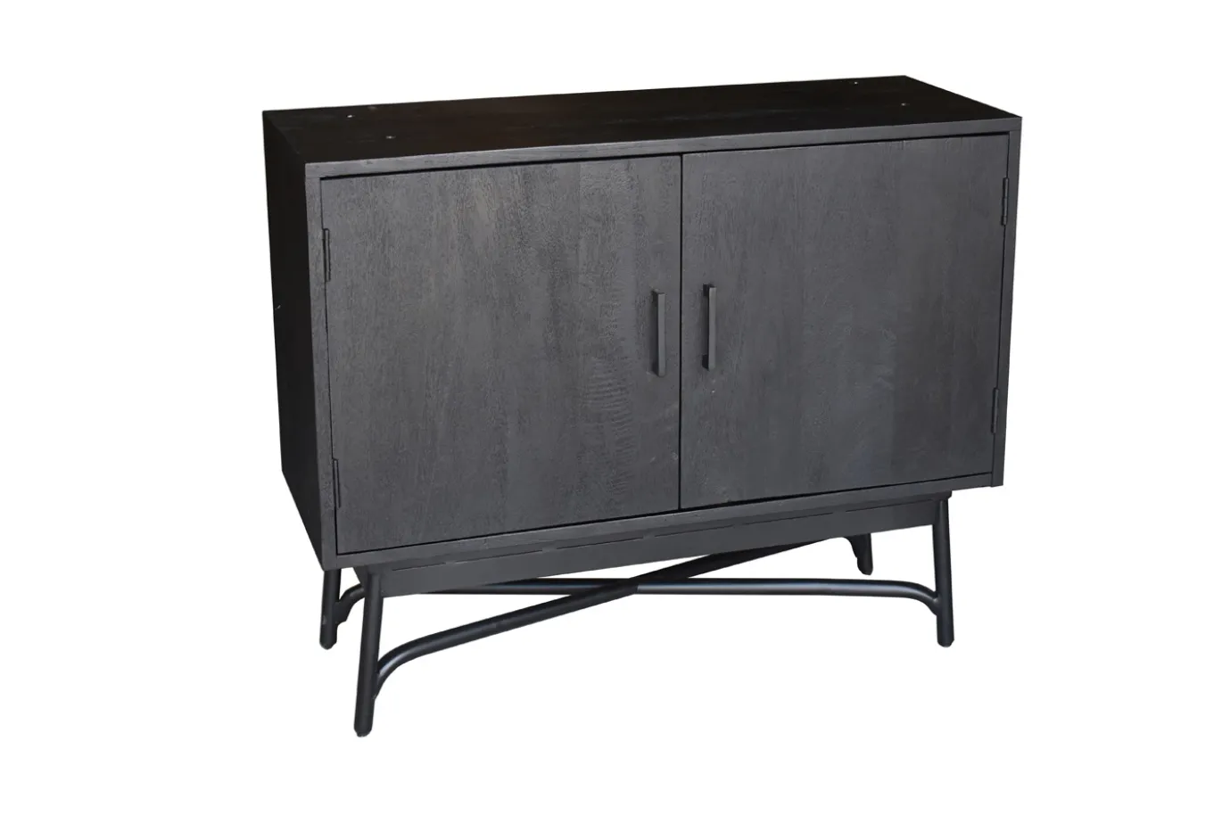 Vitrinekast Romee Zwart 100cm - Giga Meubel