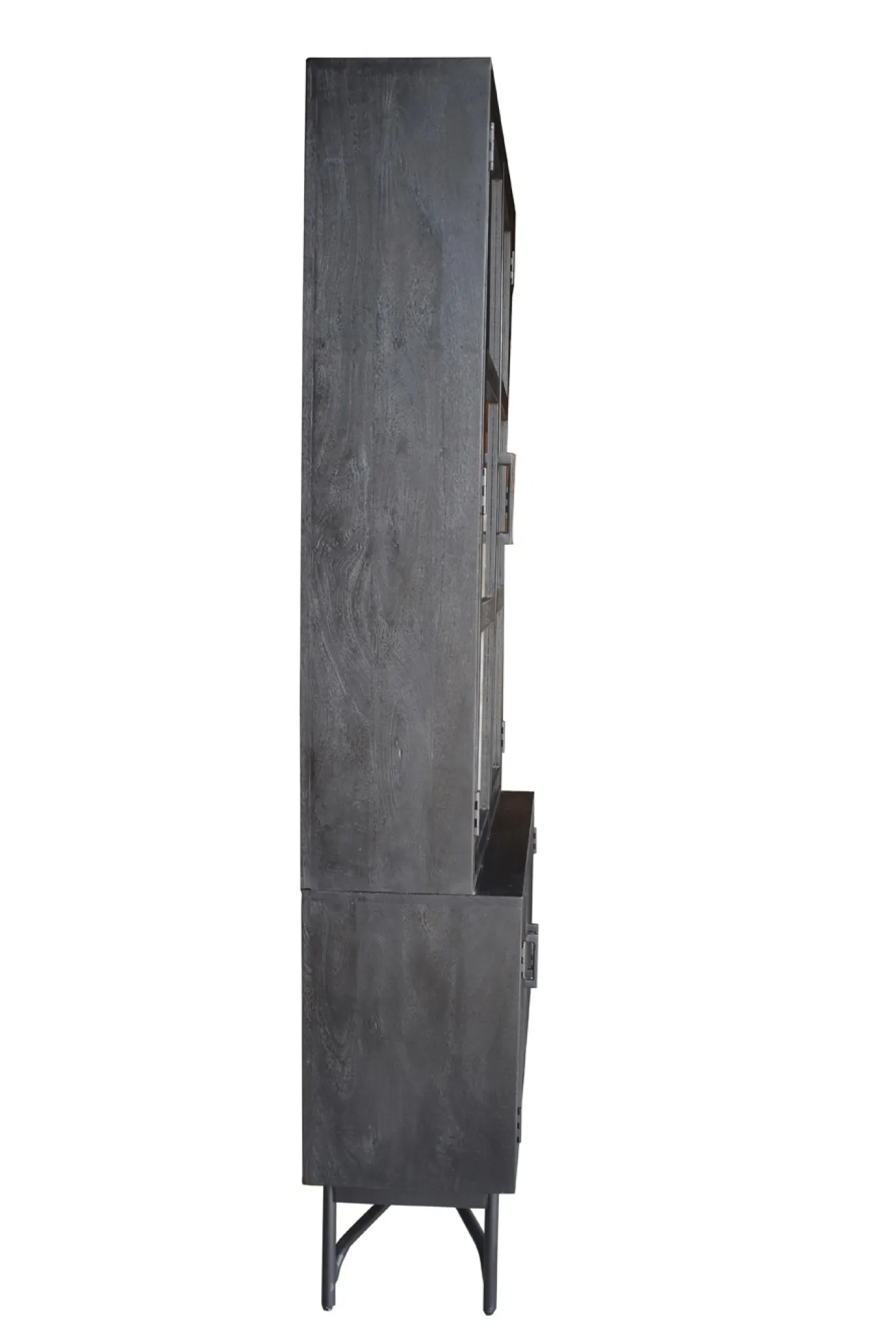 Vitrinekast Romee Zwart 100cm - Giga Meubel