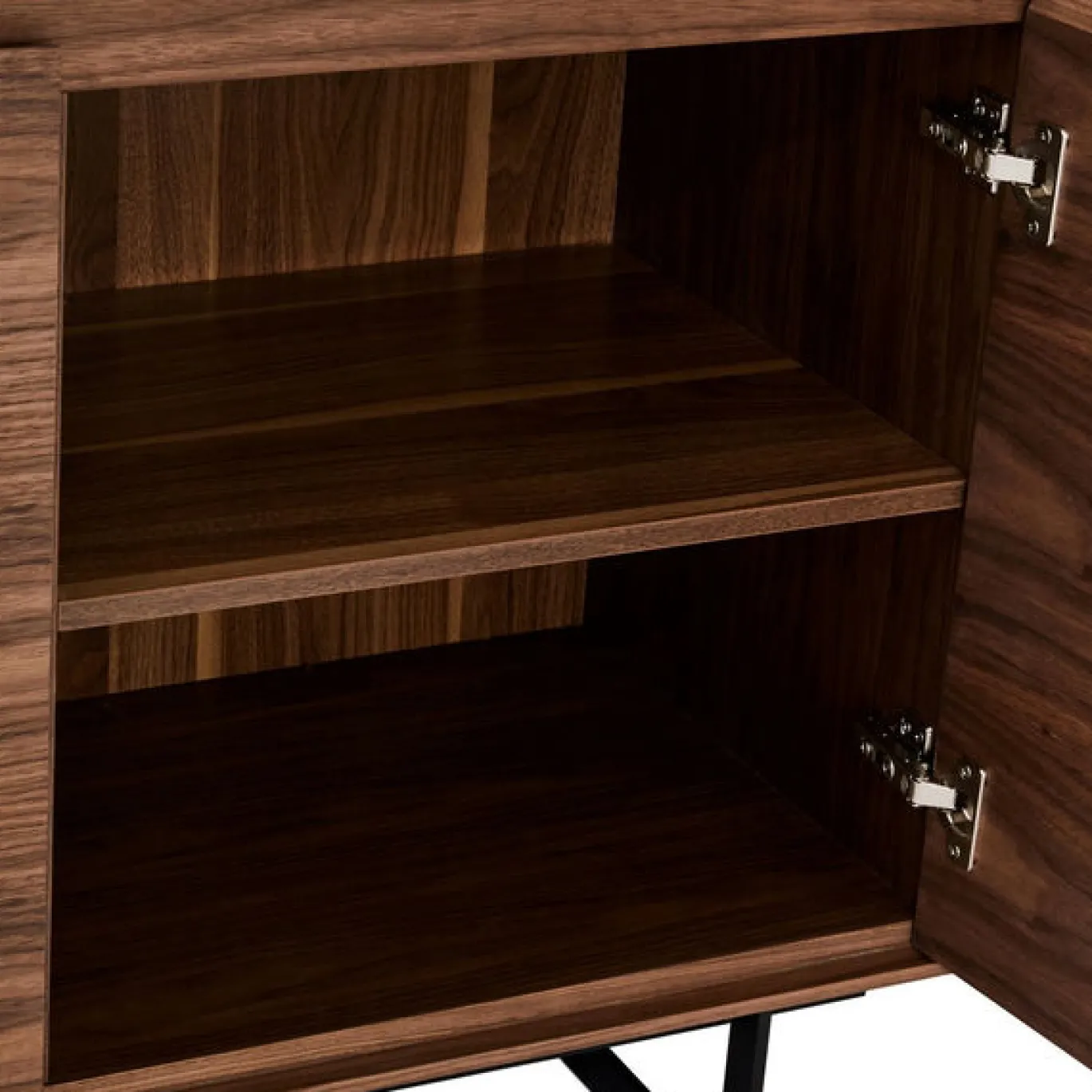 Vitrinekast Tokyo Walnoot 190cm - Giga Meubel