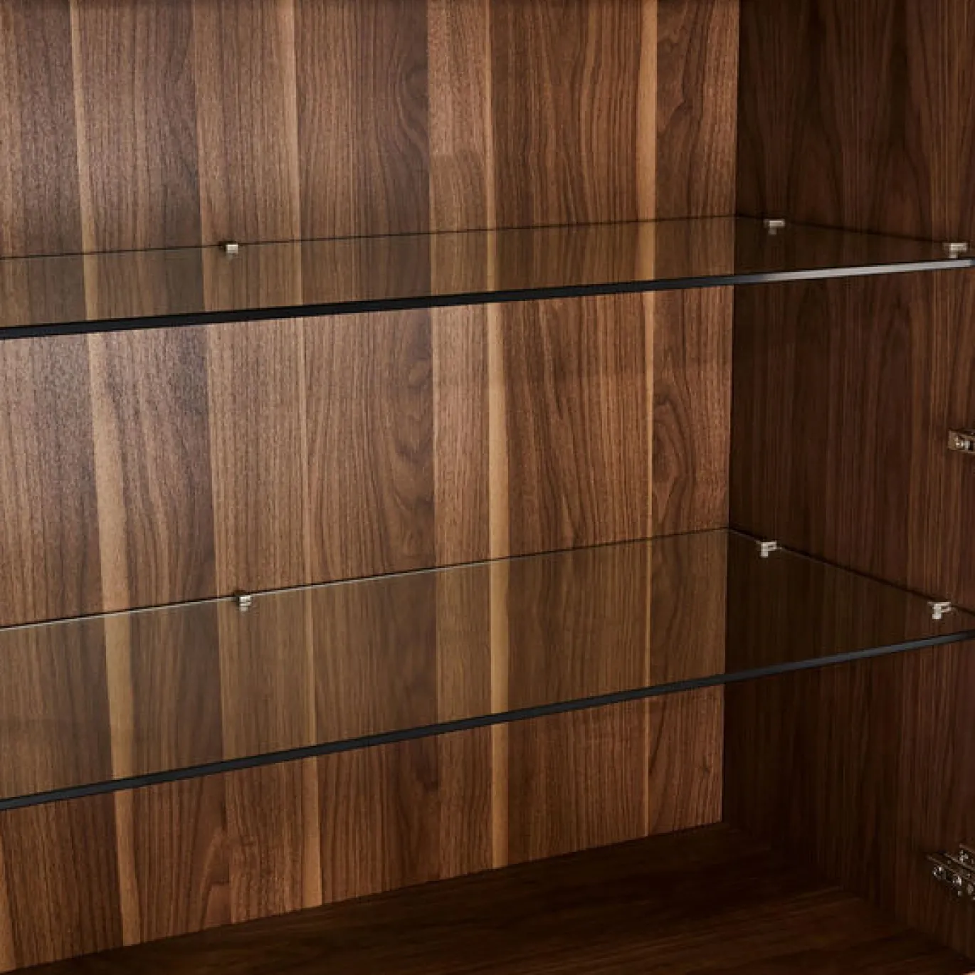 Vitrinekast Tokyo Walnoot 190cm - Giga Meubel