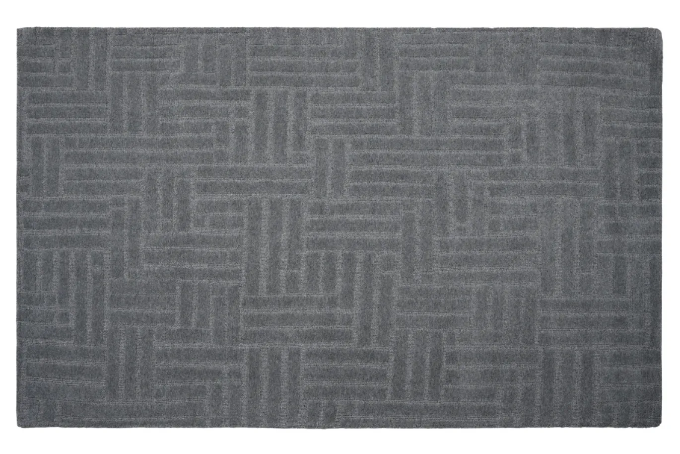 Vloerkleed Atmore Donkergrijs 160x230cm - Giga Living