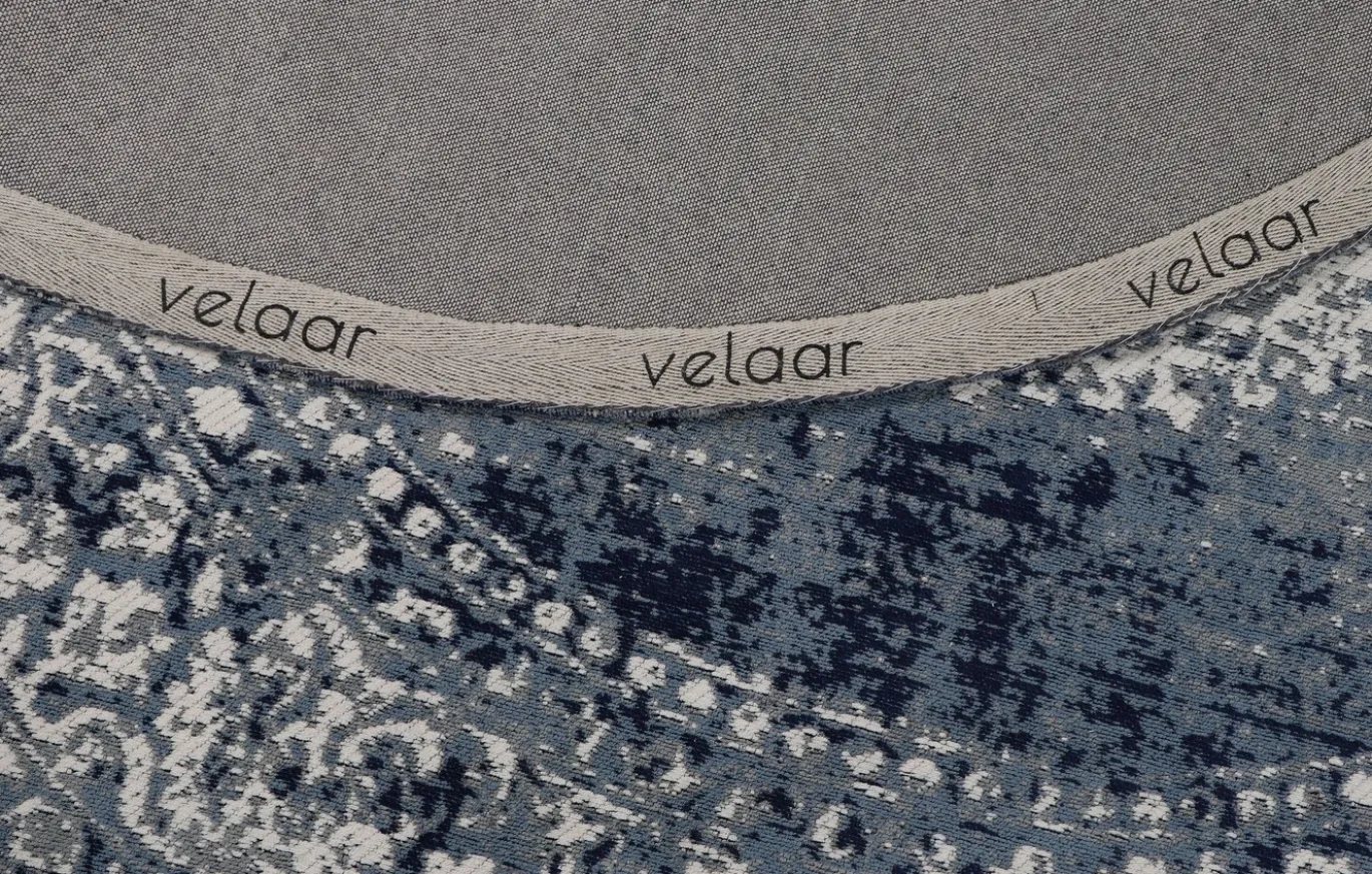 Vloerkleed Durban Vintage Blauw Ø150cm - Giga Living