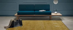 Vloerkleed Florence Geruit Mosterd 200x300cm - Giga Living