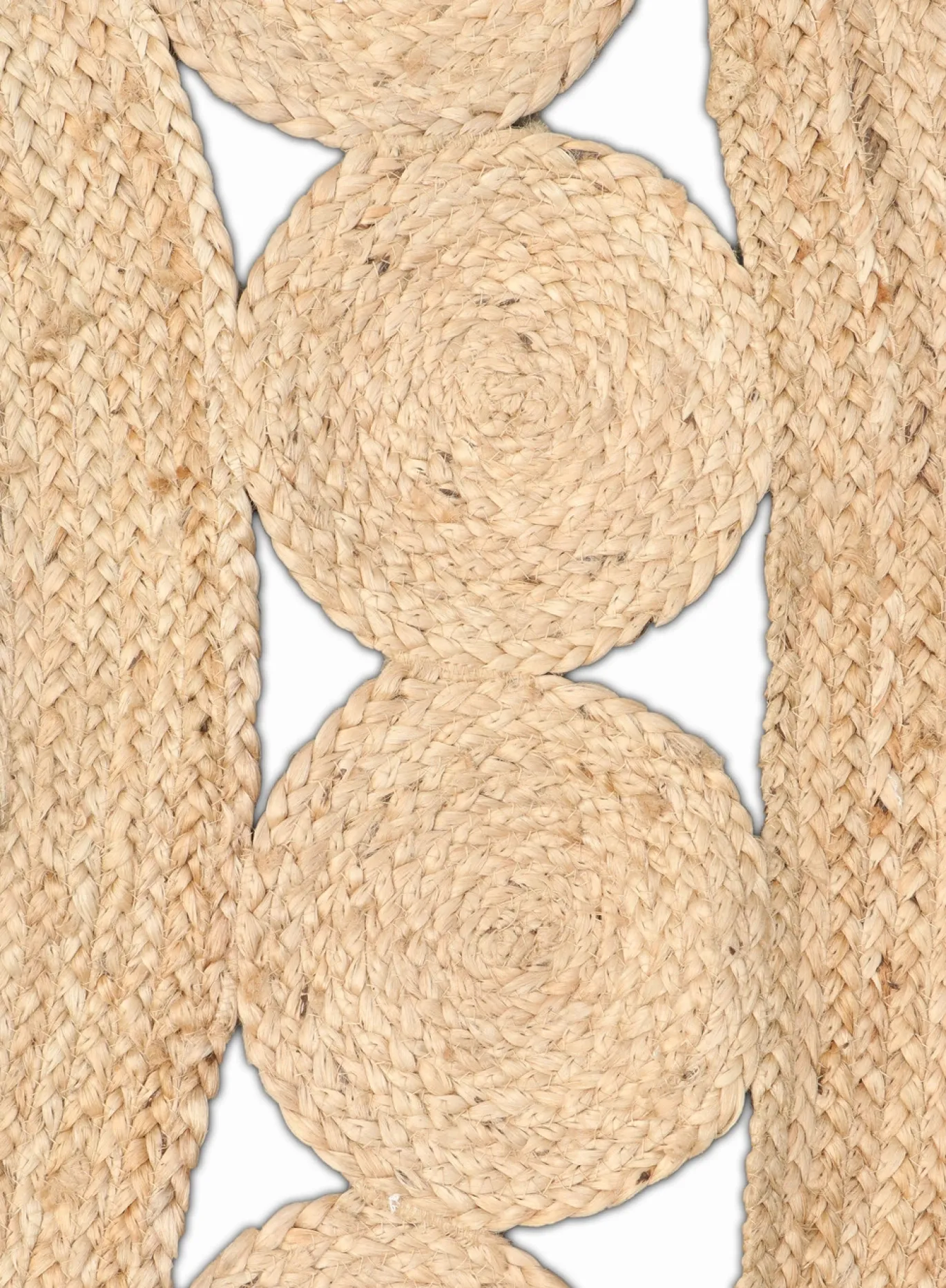 Vloerkleed Jaipur Klassiek Naturel Ø200cm - Giga Living