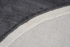 Vloerkleed Milan Königlich Donkergrijs Ø195cm - Giga Living