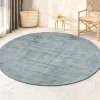 Vloerkleed Milan Königlich Lichtblauw Ø115cm - Giga Living