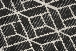 Vloerkleed Patio Zwart 135x230cm - Giga Living