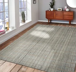 Vloerkleed Urban Gridline Grijs 160x230cm - Giga Living