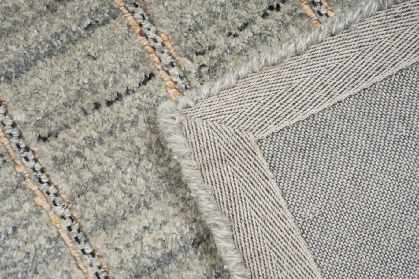 Vloerkleed Urban Gridline Grijs 160x230cm - Giga Living