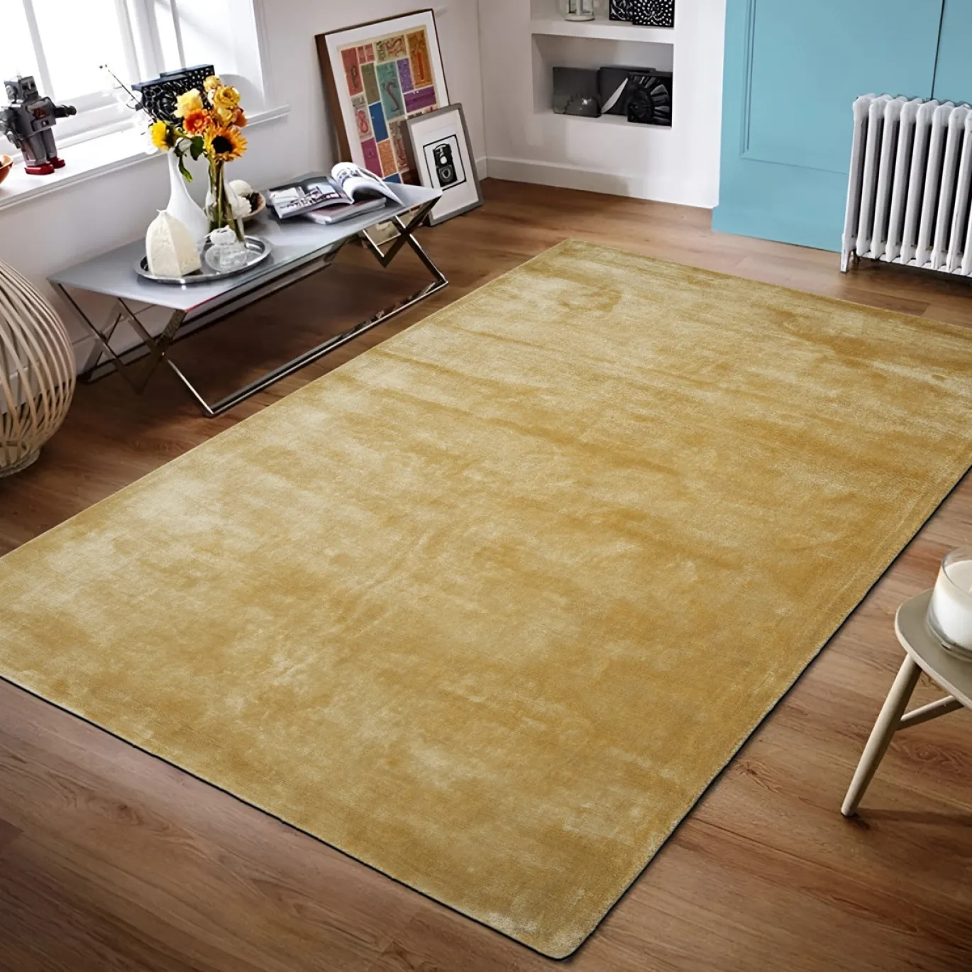 Vloerkleed Vanessa Königlich Goud 160x230cm - Giga Living
