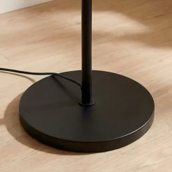 Vloerlamp Anita 1-Lichts Smoke Glas - Giga Meubel