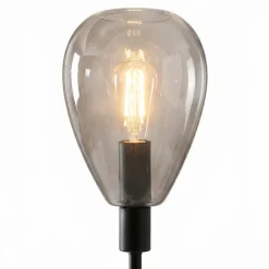 Vloerlamp Anita 1-Lichts Smoke Glas - Giga Meubel