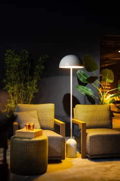 Vloerlamp Bobby Metaal Wit - Giga Meubel