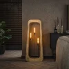 Vloerlamp Bray 3-Lichts Mangohout Naturel - Giga Meubel