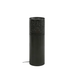 Vloerlamp Cilinder Ø20x60cm Zwart Nikkel