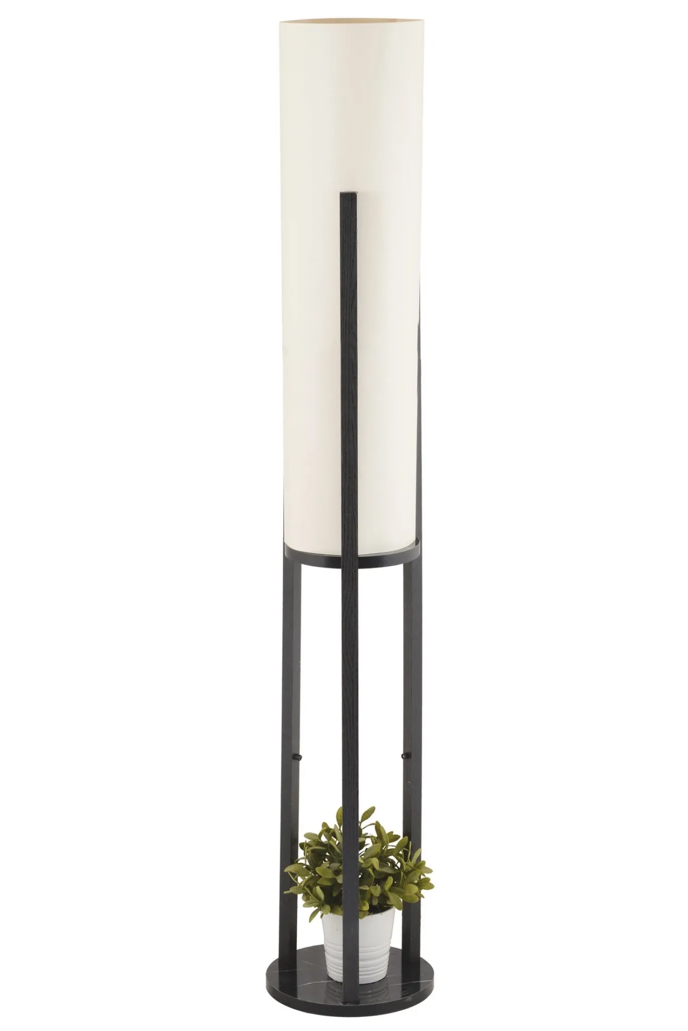 Vloerlamp Circle Dor MDF Zwart