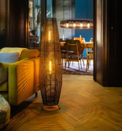 Vloerlamp Cocoon 2-Lichts Zwart - Giga Meubel