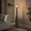 Vloerlamp Curl 1-lichts Beige - Giga Meubel