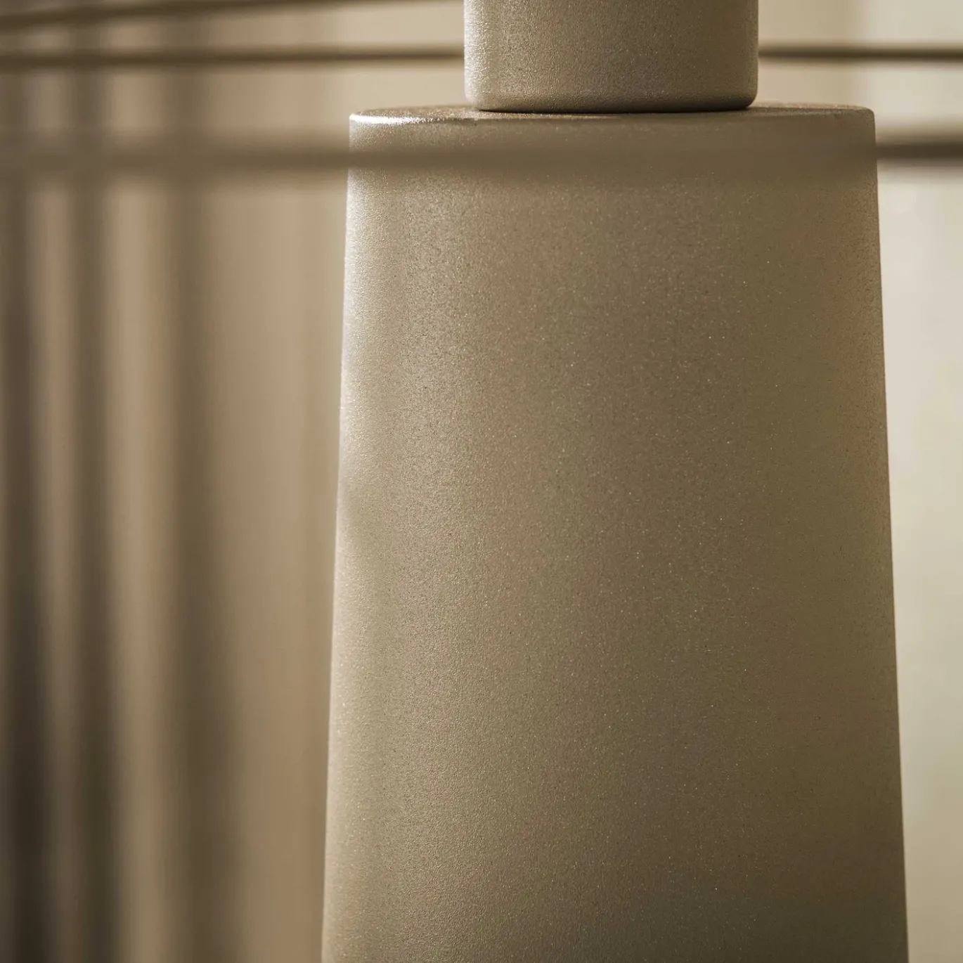 Vloerlamp Curl 1-lichts Beige - Giga Meubel