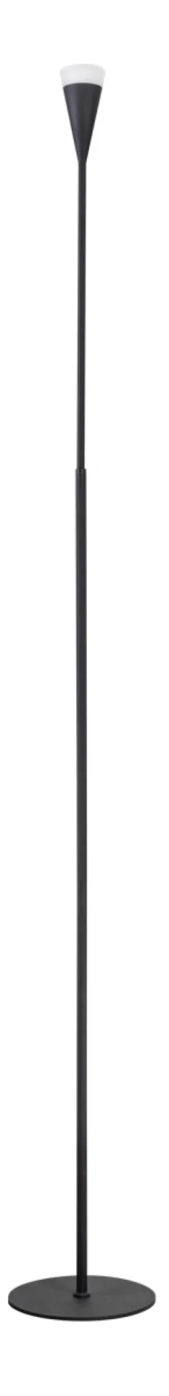Vloerlamp Defender 1-Lichts Zwart - Giga Meubel