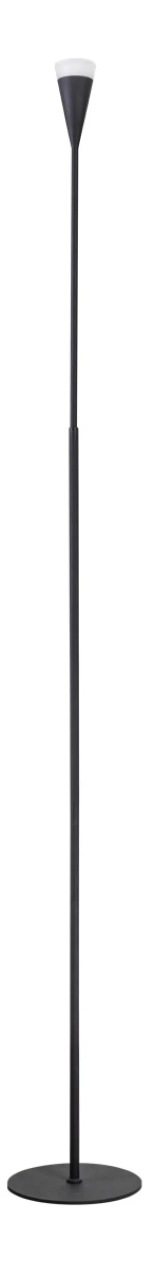 Vloerlamp Defender 1-Lichts Zwart - Giga Meubel