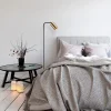 Vloerlamp Emek Goud/Zwart