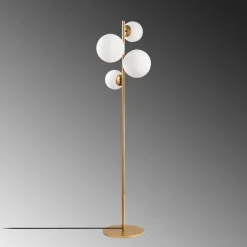 Vloerlamp Fazli Goud 4-Lichts
