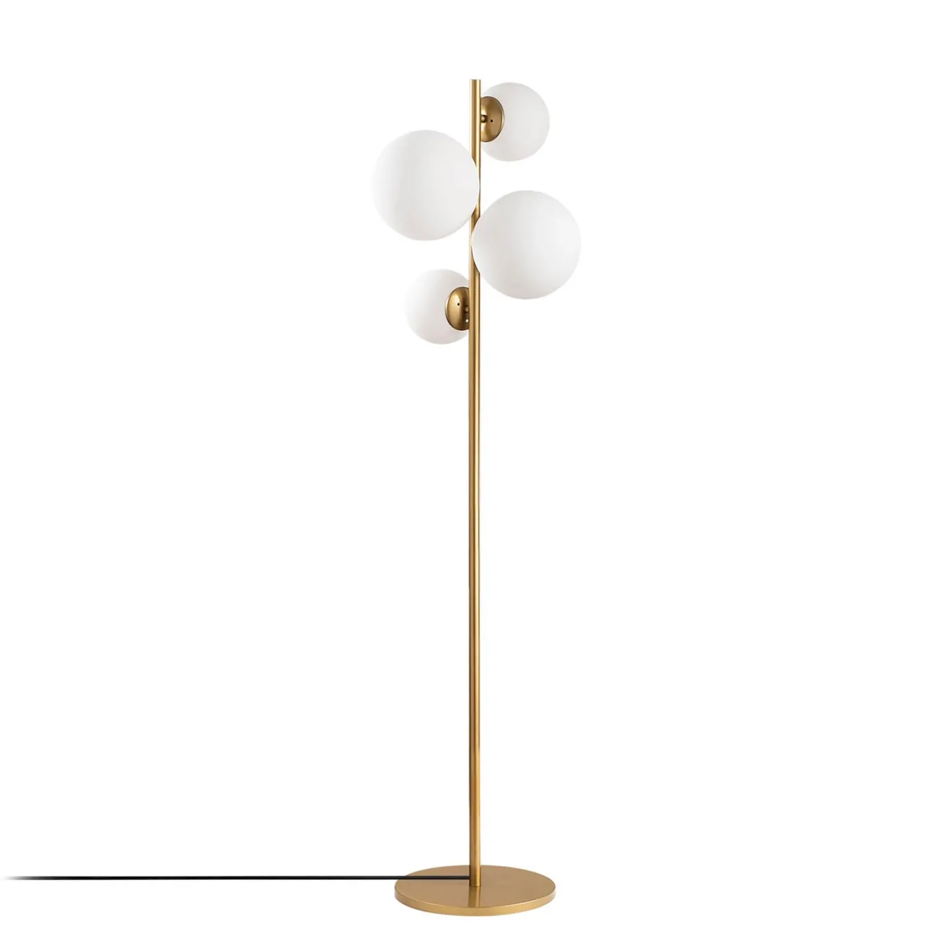 Vloerlamp Fazli Goud 4-Lichts