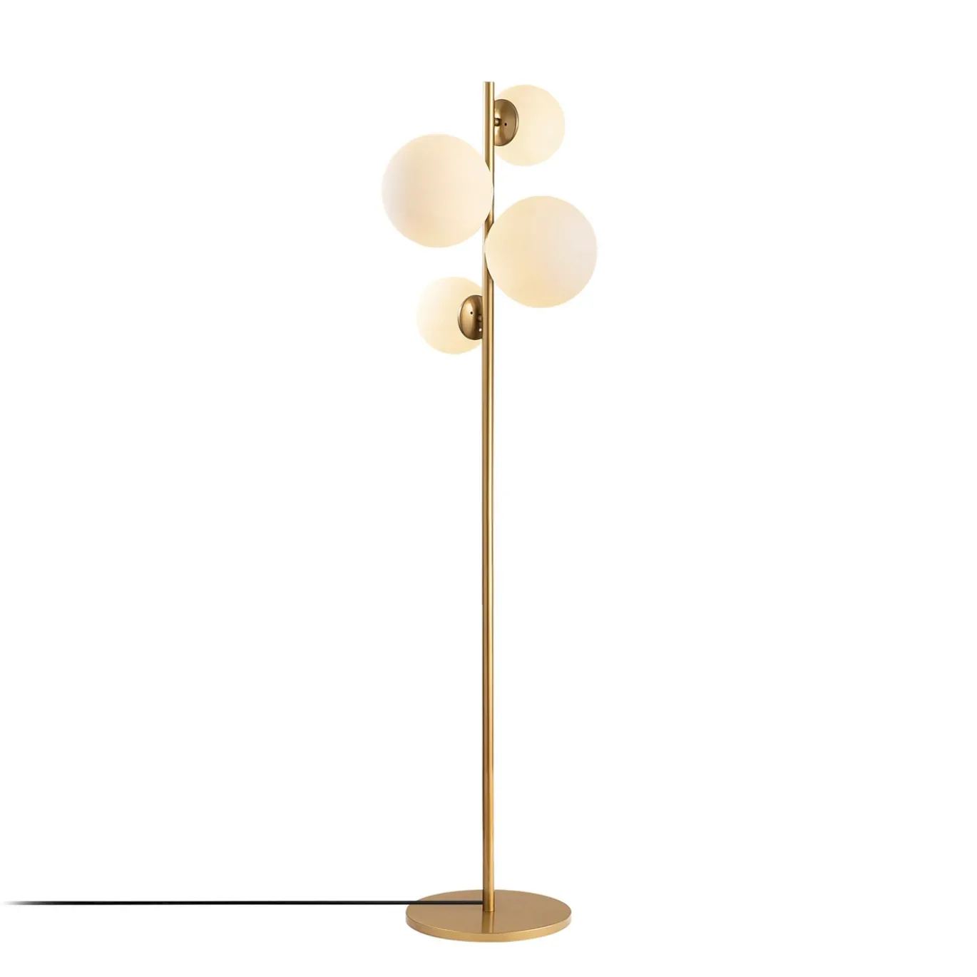 Vloerlamp Fazli Goud 4-Lichts