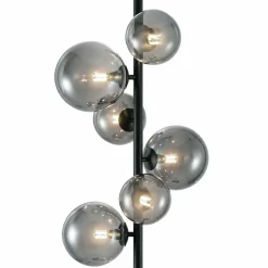 Vloerlamp Finn 6-Lichts Smoke Glas - Giga Meubel