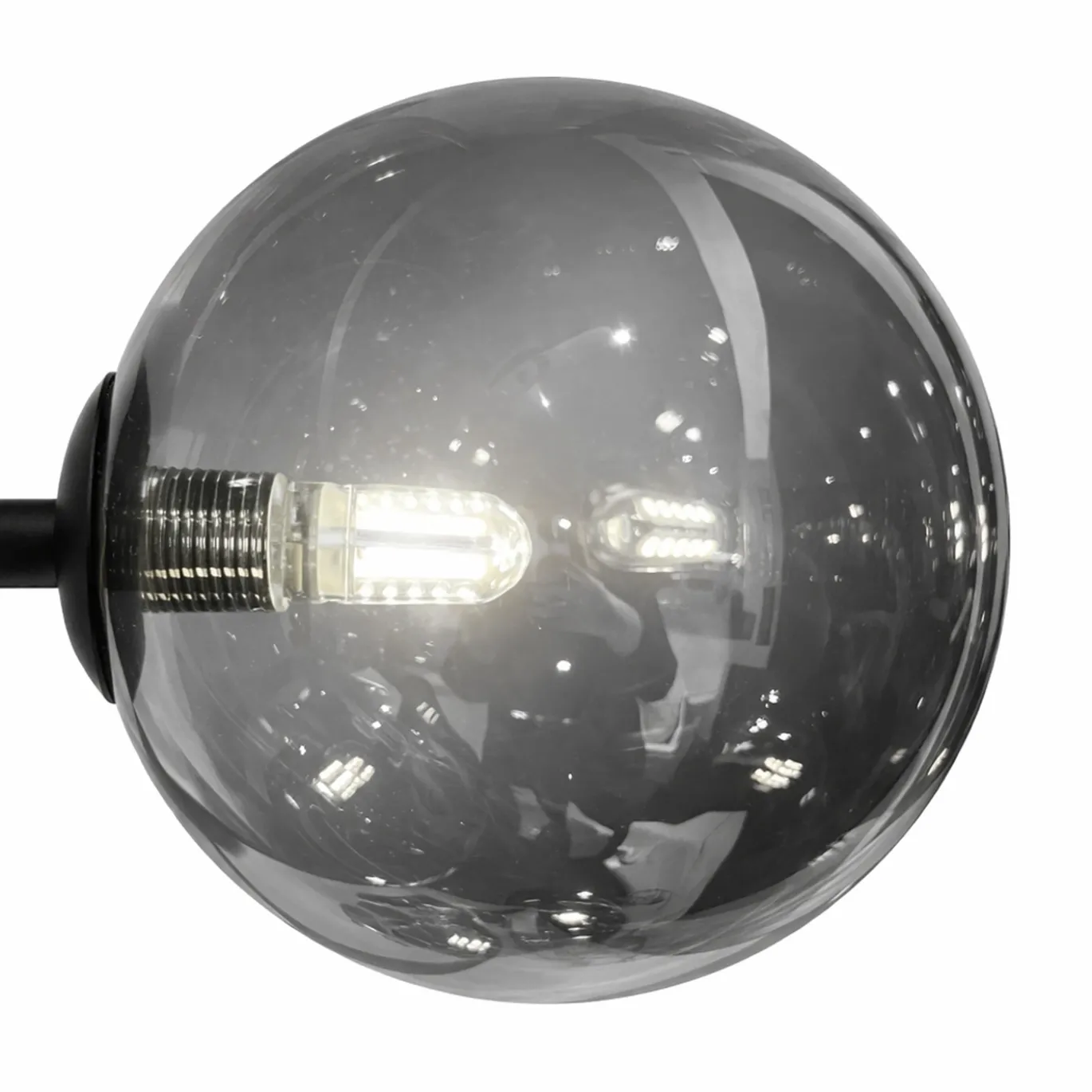 Vloerlamp Finn 6-Lichts Smoke Glas - Giga Meubel