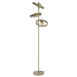 Vloerlamp Hover 3-lichts Beige - Giga Meubel