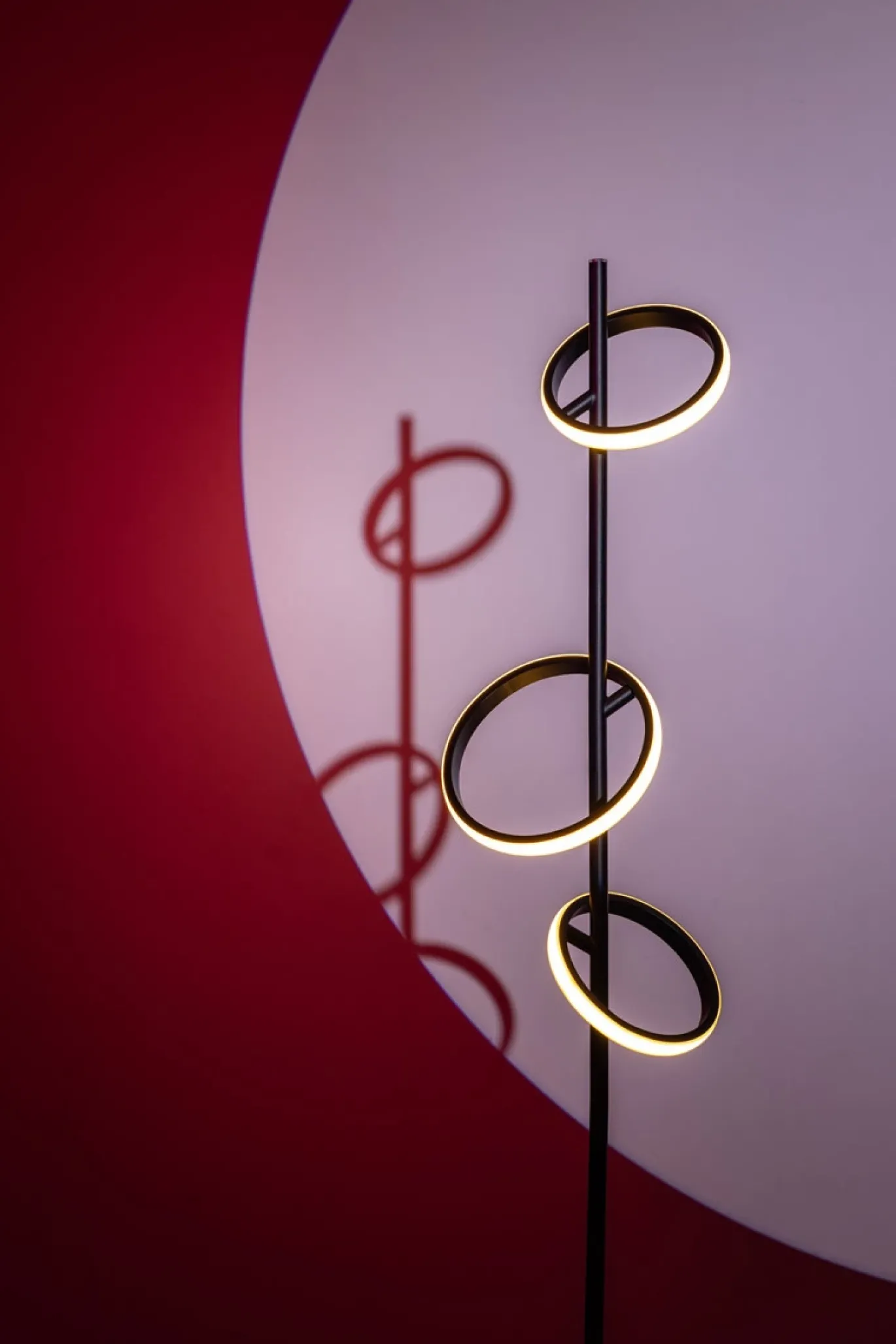 Vloerlamp Jaimy LED 3-Lichts Zwart - Giga Meubel
