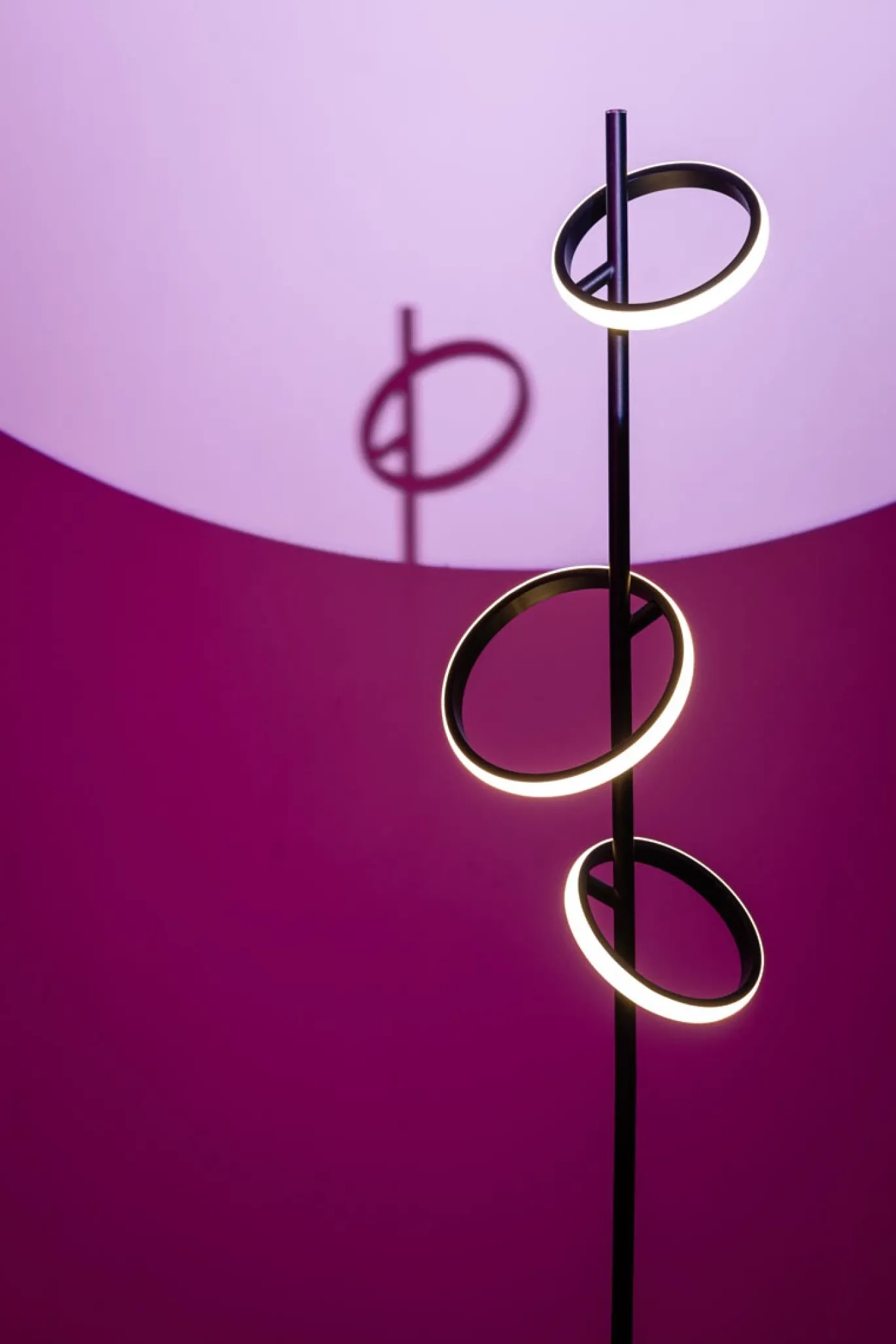 Vloerlamp Jaimy LED 3-Lichts Zwart - Giga Meubel