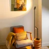 Vloerlamp Jake 1-Lichts Zwart - Giga Meubel