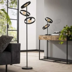 Vloerlamp 3L Hover Charcoal